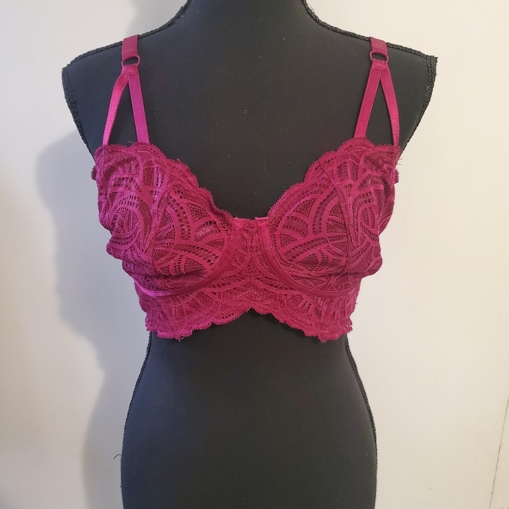 Torrid Curve longline lace bralette